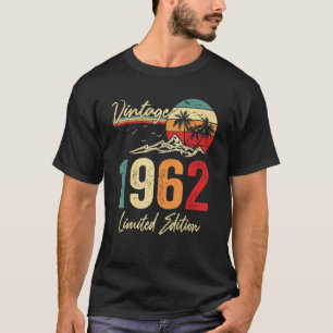 Camiseta Presente de 61 anos Vintage 1962 61rua Aniversário