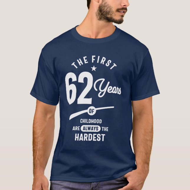Camiseta Presente De 62 Anos | 62.o Aniversário - Dar Ideia (Frente)