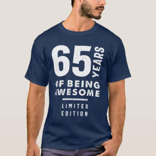 Camiseta Presente De 65 Anos   65.o Aniversário - Oferta de