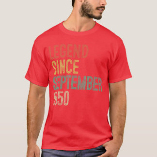 Camiseta Presente de 75 anos de idade Lenda 1950 para Homen
