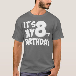 Camiseta presente de 8 anos