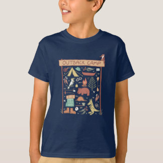 Camiseta Presente de acampamento de animais australianos do
