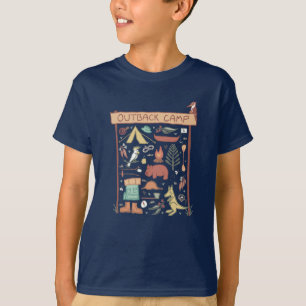 Camiseta Presente de acampamento de animais australianos Ou