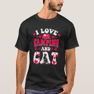 Camiseta Presente de Acampamento e Trilha Eu Amo Acampament
