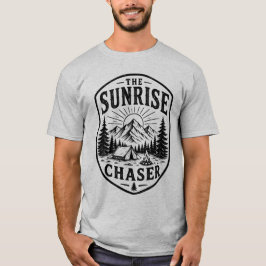 Camiseta Presente de Acampamento na Montanha, Presente de A