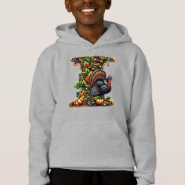 Camiseta Presente de Ação de Graças com a letra I