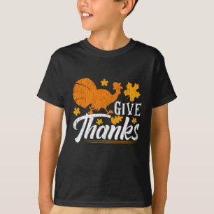 Camiseta Presente de Ação de Graças Família Crianças Corres