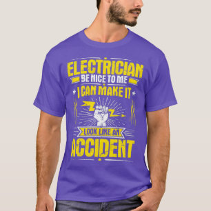 Camiseta Presente de Acidente Elétrico Sparky de Eletricist