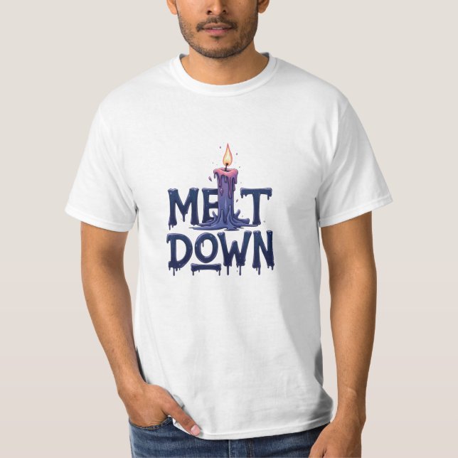 Camiseta Presente de Alavancas de Velas Feitas à Mão (Frente)