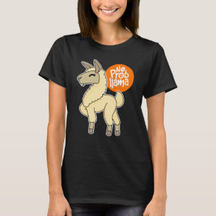 Camiseta Presente de Alpaca Amante de Lhama Divertida Sem P