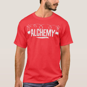 Camiseta Presente de Alquimia Simples de Estilo legal