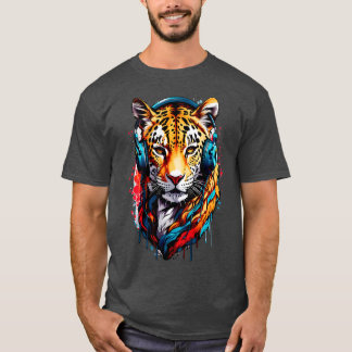 Camiseta Presente de amante da cabeça do Tiger Face