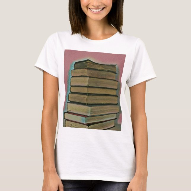 Camiseta Presente de amante de livros (Frente)