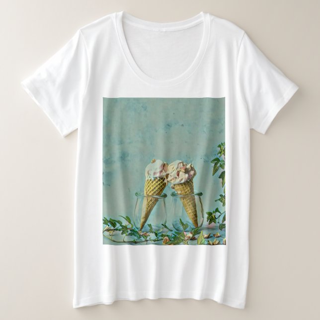 Camiseta presente de amante de sorvete (Frente do Design)