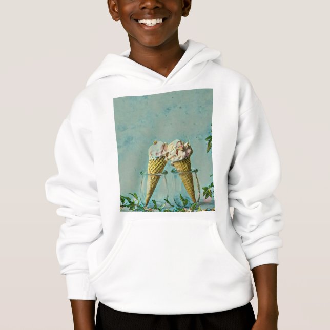 Camiseta presente de amante de sorvete (Frente)