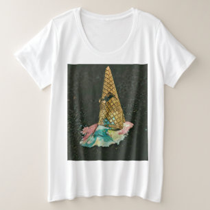 Camiseta Presente de amante de sorvete de chocolate