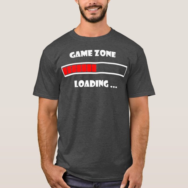 Camiseta Presente de amantes de jogos de carregamento de zo (Frente)