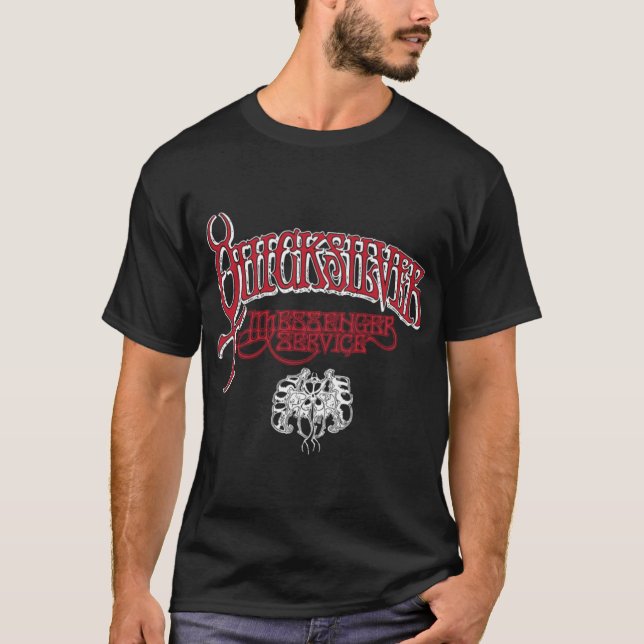Camiseta Presente de amigo ativo do Quicksilver Messenger S (Frente)