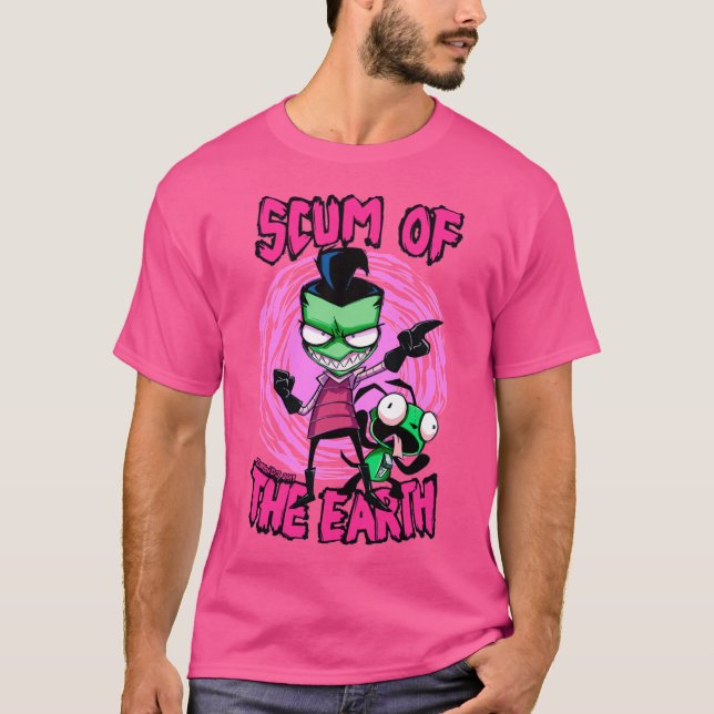 Camiseta Presente de amigo do INVADER ZIM (Frente)