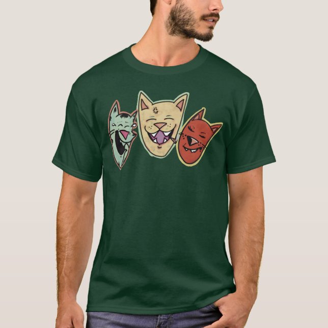Camiseta presente de amigos de gato (Frente)