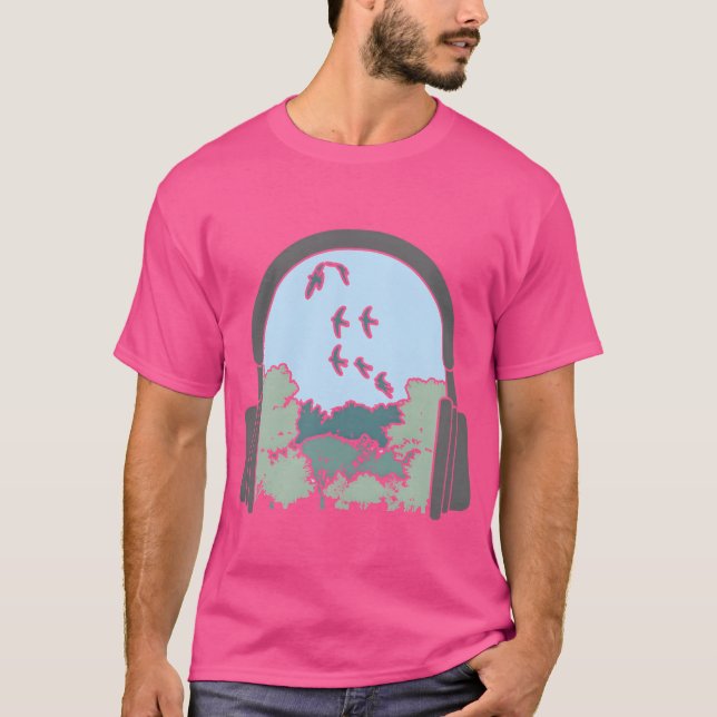 Camiseta Presente de amigos de pássaros (Frente)