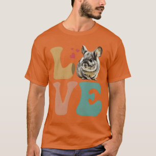 Camiseta Presente de AMOR para dono de Chinchila