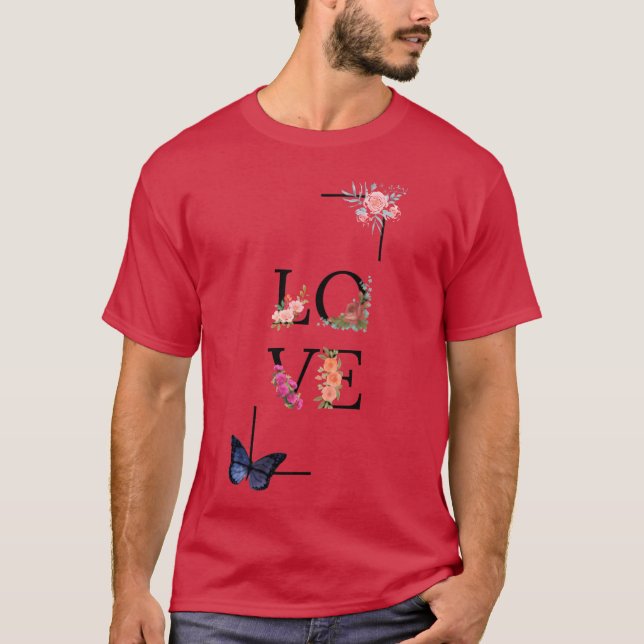 Camiseta Presente de amor vintage (Frente)