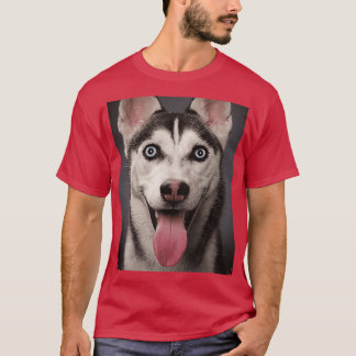 Camiseta Presente de Animais Cachorro Husky Siberiano Prote