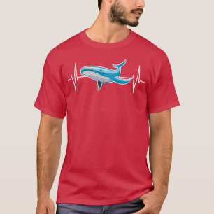 Camiseta Presente de animais marinhos com batimento cardíac