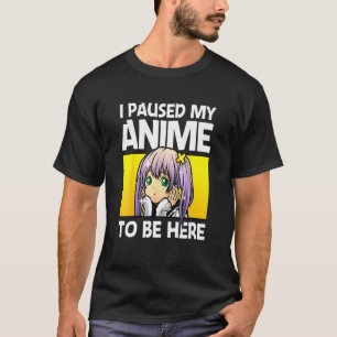 Camiseta Presente De Anime Para Mulheres Adolescentes Homen