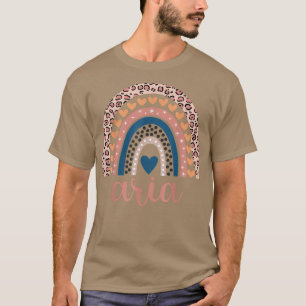 Camiseta Presente de Aniversário Aria Nome Aria