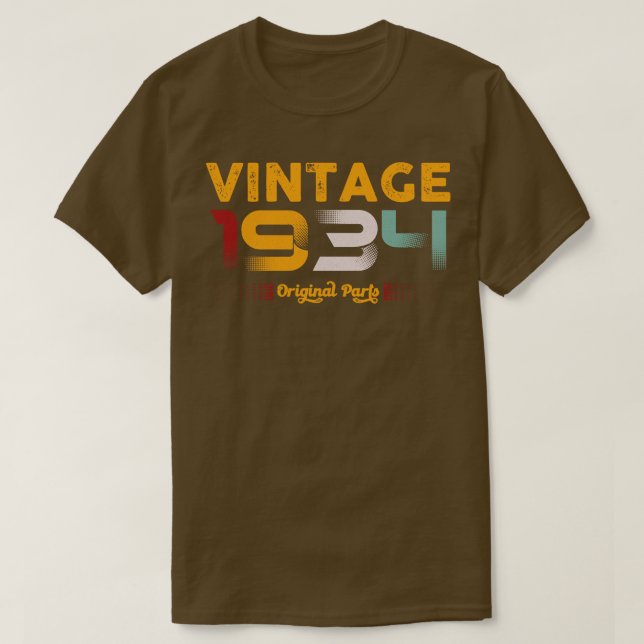 Camiseta Presente de aniversário da família original de peç (Frente do Design)