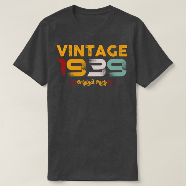 Camiseta Presente de aniversário da família original de peç (Frente do Design)