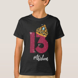 Camiseta Presente de aniversário de 13 anos de 13 oficial d
