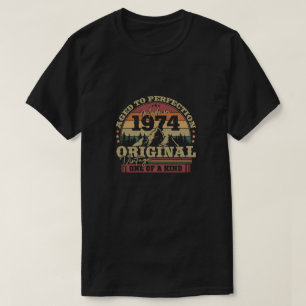 Camiseta Presente de aniversário de 1974