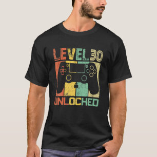 Camiseta Presente de aniversário de 30 anos de jogador de