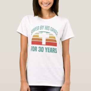 Camiseta Presente de aniversário de 30 anos para cristãos