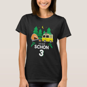 Camiseta Presente de Aniversário de 3 Anos para Crianças Te