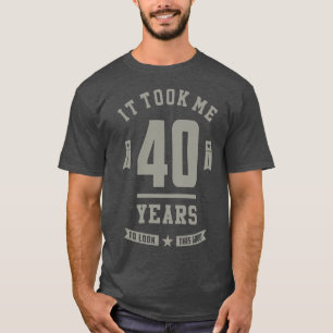 Camiseta Presente de aniversário de 40 anos