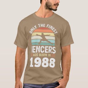 Camiseta Presente de aniversário de 40 anos de esgrima de 1