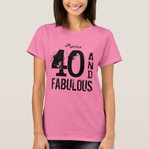 Camiseta Presente de aniversário de 40 anos para seus 40 e