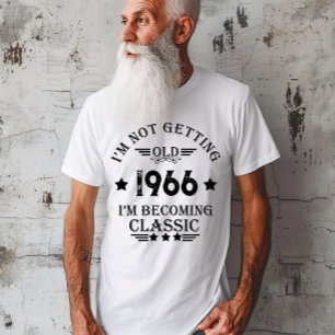 Camiseta presente de aniversário de 60 anos personalizado