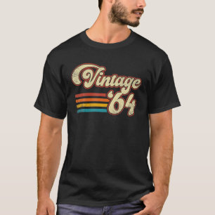 Camiseta Presente de Aniversário de 60 anos Retro Vintage 1