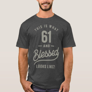 Camiseta Presente de aniversário de 61 anos
