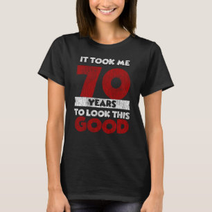 Camiseta Presente de Aniversário de 70 Anos Engraçado Vinta