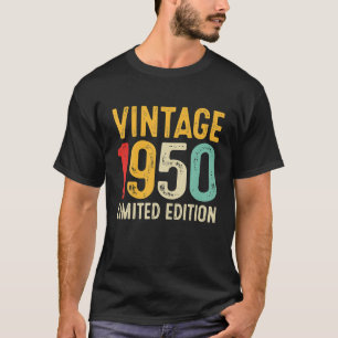 Camiseta Presente de Aniversário de 72 anos Vintage 1950