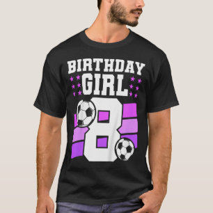 Camiseta Presente de Aniversário de 8 Anos para Menina de 8