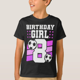 Camiseta Presente de Aniversário de 8 Anos para Menina de 8