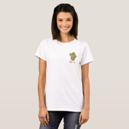 Camiseta Presente de Aniversário de Casal de Cactus Engraça