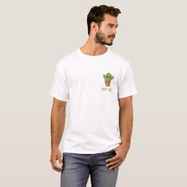 Camiseta Presente de Aniversário de Casal de Cactus Engraça